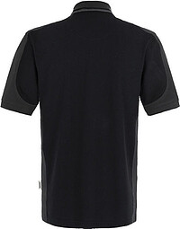 Poloshirt Contrast Mikralinar® 839, schwarz/anthrazit, Gr. XL 