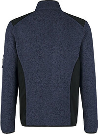 Strickfleecejacke Dawson 836, marine-melange, Gr. XS 