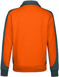Sweatjacke Contrast Mikralinar® 477, orange/anthrazit, Gr. XL 