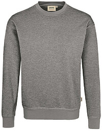 Sweatshirt Mikralinar® 475, grau meliert, Gr. 3XL
