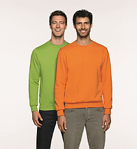 Sweatshirt Mikralinar® 475, orange, Gr. L 