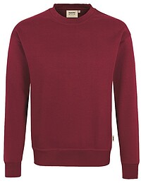 Sweatshirt Mikralinar® 475, weinrot, Gr. XS