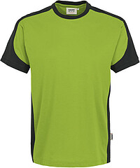 T-​Shirt Contrast Mikralinar®, kiwi/​anthrazit 290, Gr. 6XL
