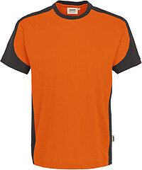 T-​Shirt Contrast Mikralinar®, orange/​anthrazit 290, Gr. 5XL