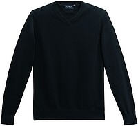 V-​Pullover Premium-​Cotton 143, schwarz, Gr. XL