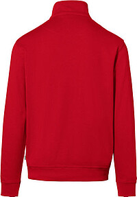 Zip-Sweatshirt Premium 451, rot, Gr. L 