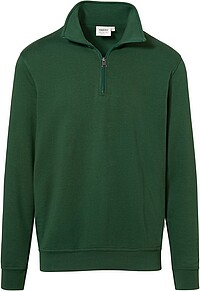 Zip-​Sweatshirt Premium 451, tanne, Gr. S