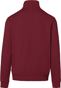 Zip-Sweatshirt Premium 451, weinrot, Gr. XS 