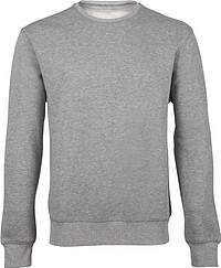 Unisex Sweatshirt, grau-​meliert, Gr. 3XL