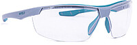 Schutzbrille FLEXOR PLUS, PC, klar, AF, AS, grau/​orange