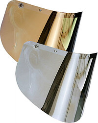 Hitzeschutz-Weitwinkelscheibe, Polycarbonat, klar, 500 x 250 x 1 mm 