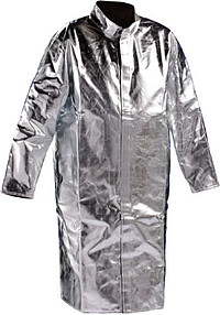 Hitzeschutzmantel aluminisiert, 260 g/​m², 120 cm, silber, Gr. 66
