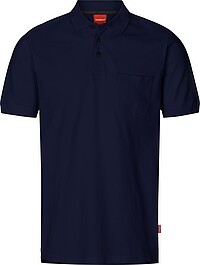 Apparel Piqué Poloshirt mit Brusttasche, saphirblau, Gr. M