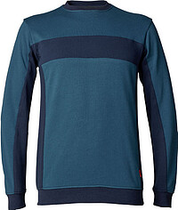 Evolve Sweatshirt 130181, stahlblau/​dunkelblau, Gr. 2XL