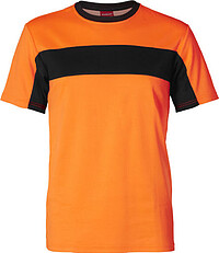 Evolve T-​Shirt 130183, warnorange/​schwarz, Gr. 3XL