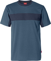 T-​Shirt Evolve 130185, stahlblau/​dunkelblau, Gr. L