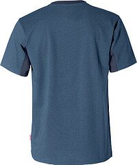 T-Shirt Evolve 130185, stahlblau/dunkelblau, Gr. XS 