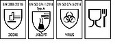 Chemikalienschutzhandschuh Dermatril® P 743, Gr. 8 