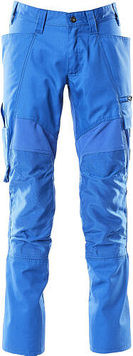 MASCOT® Hose mit Knietaschen, azurblau, Schrittlänge 82 cm, Gr. C44