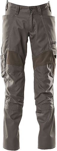 MASCOT® Hose mit Knietaschen, dunkelanthrazit, Schrittlänge 82 cm, Gr. C42