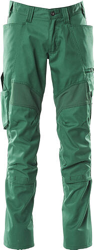 MASCOT® Hose mit Knietaschen, grün, Schrittlänge 82 cm, Gr. C42