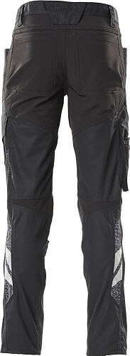 MASCOT® Hose mit Knietaschen, schwarz, Schrittlänge 82 cm, Gr. C60 