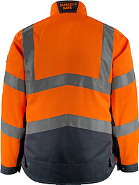 MASCOT® Oxford Arbeitsjacke, warnorange/schwarzblau, Gr. L 