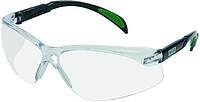 Schutzbrille Blockz, PC - klar - schwarz/​grün