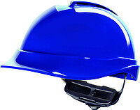 Schutzhelm V-Gard 200 Fas-Trac® III PVC, belüftet, blau 
