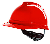 Schutzhelm V-​Gard 500 Fas-​Trac® III PVC, belüftet, rot