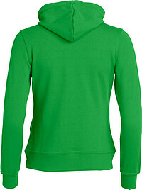 Basic Hoody Full zip ladies, apfelgrün, Gr. L 