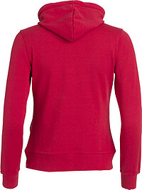 Basic Hoody Full zip ladies, rot, Gr. XL 