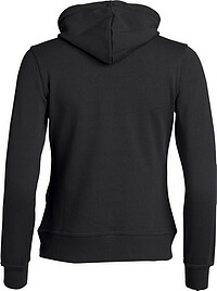 Basic Hoody Full zip ladies, schwarz, Gr. 2XL 