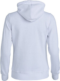 Basic Hoody Full zip ladies, weiß, Gr. L 