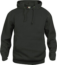 Kapuzen-​Sweatshirt Basic Hoody, schwarz, Gr. 2XL