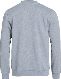 Sweatshirt Basic Roundneck, grau meliert, Gr. XL 