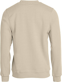 Sweatshirt Basic Roundneck, helles beige, Gr. 2XL 
