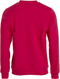 Sweatshirt Basic Roundneck, rot, Gr. L 