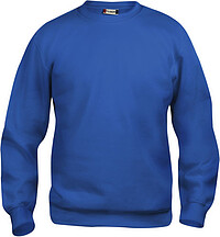 Sweatshirt Basic Roundneck, royalblau, Gr. M
