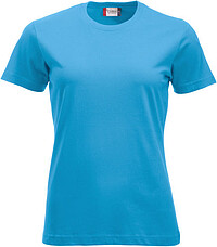 T-Shirt New Classic-T Ladies, türkis, Gr. L 