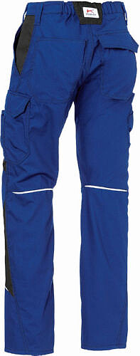 KÜBLER ACTIVIQ cotton+ Damenhose 2550, kornblumenblau/schwarz, Gr. 40 