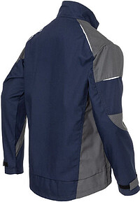 KÜBLER ACTIVIQ cotton+ Jacke 1250, dunkelblau/anthrazit, Gr. 2XL 