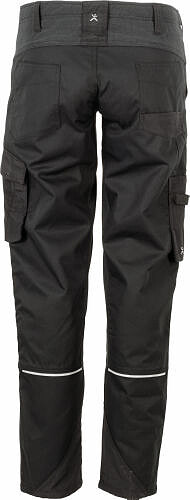 Damen Bundhose Norit 6410, schwarz/schwarz, Gr. 48 