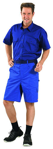 Highline Arbeitsshorts 2370, kornblau/marine/zink, Gr. 2XL 