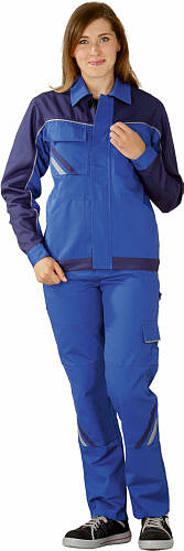 Highline Bundjacke 2318, kornblau/marine/zink, Gr. 34 