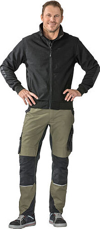 Softshell Blouson Norit 6420, schwarz, Gr. L 