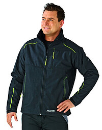 Softshelljacke Neon 3398, grau/grün, Gr. 2XL 