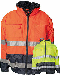 Warnschutz-Comfortjacke 2-farbig 2047, warngelb/marine, Gr. 6XL 