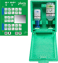 Plum Augen-​Notfallstation in Wandbox (1x200 ml pHN.​, 1x500 ml …