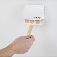 QuickFix UNO Pflasterspender weiß (45 Pflasterstrips elastic) 
